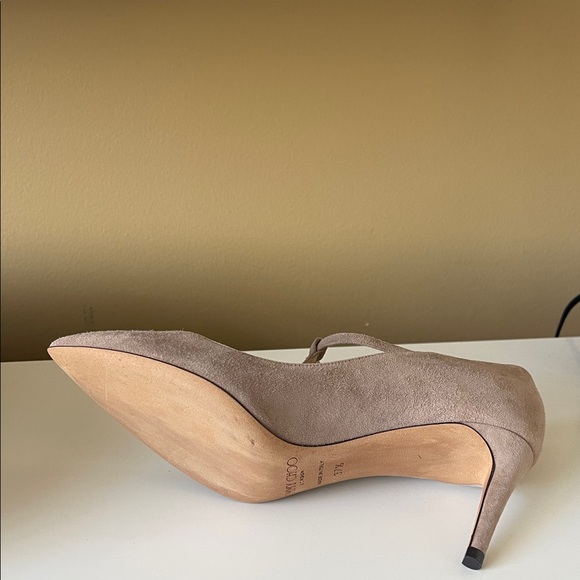 Jimmy Choo Suede T- Strap Heels - Picture 7 of 9